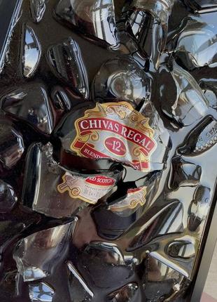 Картина с разбитой бутылкой внутри, картина ручной работы, картина с эпоксидной смолы