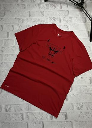 Футболка nike chicago bulls баскетбольная майка оригинал