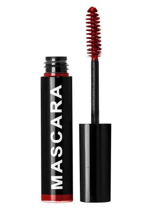 Кольорова туш для вій червона mascara red
