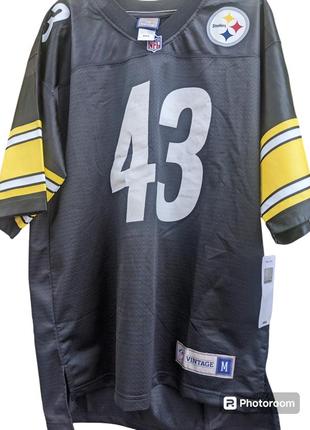 Трой поламалу pittsburgh steelers nfl джерси