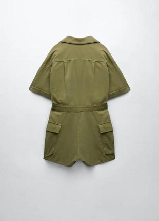 Джинсовый комбинезон с карманами zara7 фото