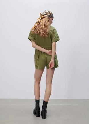 Джинсовый комбинезон с карманами zara5 фото