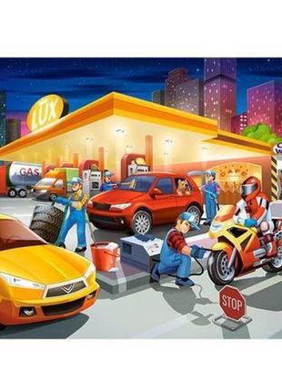 Пазлы "автозаправочная станция", 60 элементов