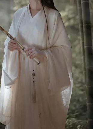 Ханьфу кімоно античний одяг плаття сукня шифон косплей китайське вбрання1 фото