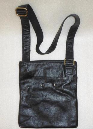 Сумка планшетка натуральная кожа