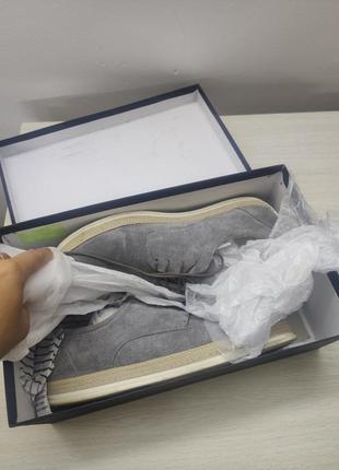 Мужские туфли замшевые