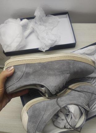 Мужские туфли замшевые