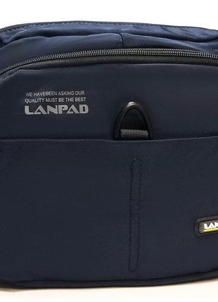 Сумка мужская нейлон lanpad синяя