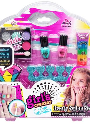 Набір дитячої косметики bambi mbk-391 ігровий набір косметики з аксесуарами