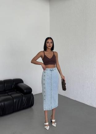 Джинсова спідниця vonnavi
