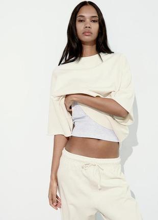 Світшот оверсайз футболка zara