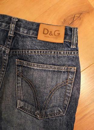 Джинсы мужские синие широкие длинные regular d&amp;g dolche &amp; gabbana, размер s