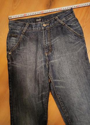 Джинсы мужские синие широкие длинные regular d&amp;g dolche &amp; gabbana, размер s