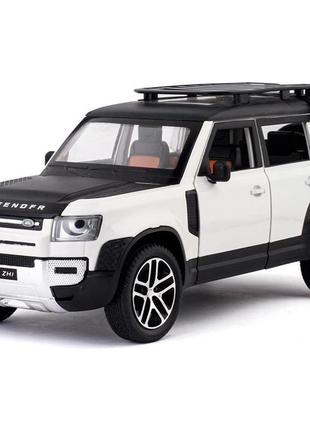 Машинка металлическая детская джип land rover defender 110 коллекционная 1:24