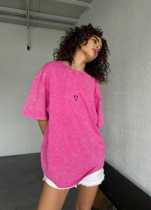 Женская футболка длинная в спелая зара zara розовая черная синяя варенка4 фото