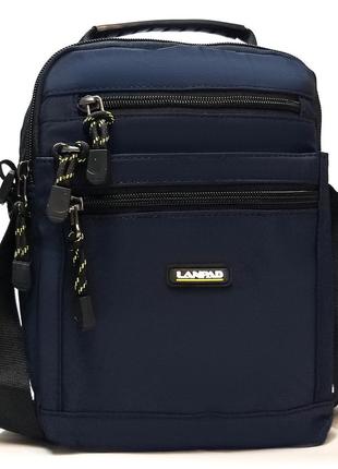 Сумка мужская нейлон lanpad синяя