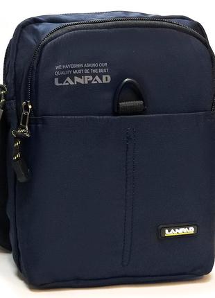 Сумка мужская нейлон lanpad синяя