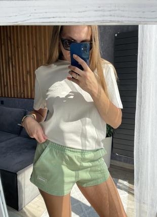 Короткие шорты зара zara двунить pantone