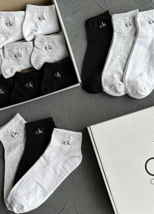 Набор носков в стиле striped calvin klein 9 пар 45775