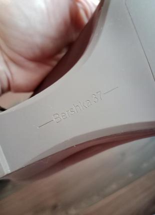Текстильные ботильоны bershka9 фото