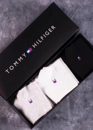 Подарочный набор носков в стиле tommy hilfiger 6 пар