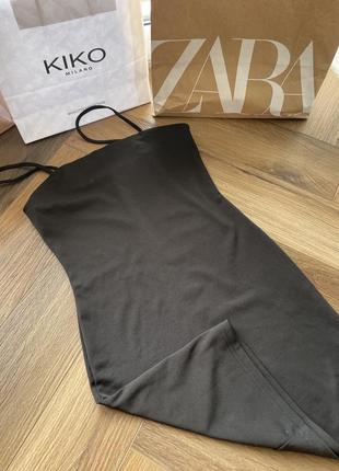 Черное мини платье shein xs-s