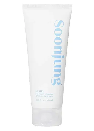 Пінка для вмивання etude soon jung 5.5 foam cleanser 150 мл