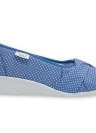 Капці парусінові закриті dr.keller