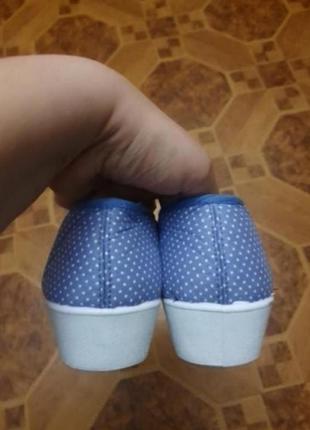 Капці парусінові закриті dr.keller