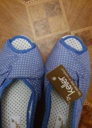 Капці парусінові закриті dr.keller