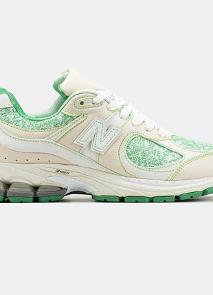 Женские кроссовки new balance 57 40 grey coral multi x ganni New belанс бежевого цвета