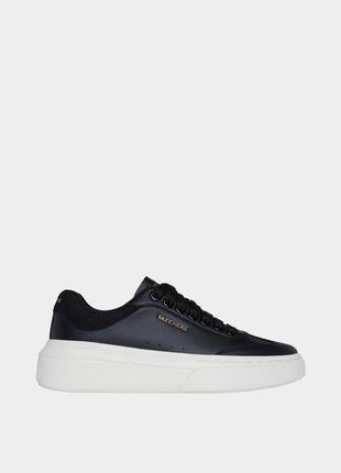 Жіночі кеди skechers / оригінальні кеди чорного кольору