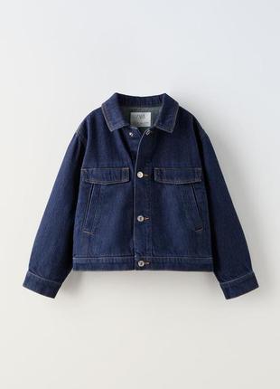 Куртка джинсовая на девочку zara new