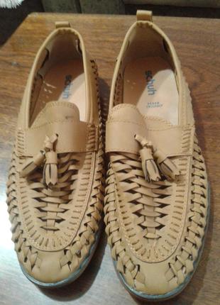 Шикарні нубукові туфлі schuh, 40 р.