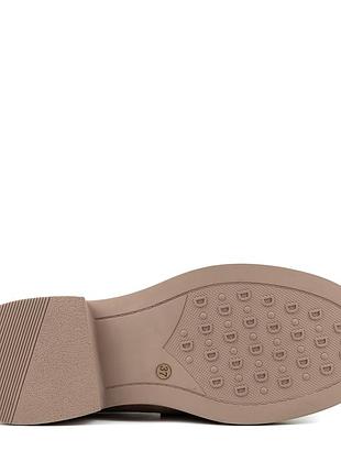 Туфлі-лофери жіночі замшеві бежеві бежеві 2286т-а9 фото