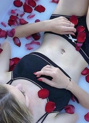 Ліквідація! комплект нижньої білизни топ та трусики