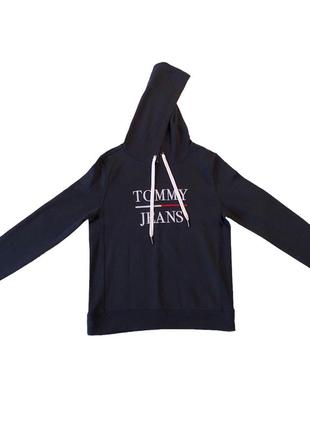 Худі темно-синій, світшот з каптуром (капюшоном), tommy jeans xxs