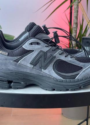 Мужские кроссовки new balance 2002r gore-tex jjjound charcoal3 фото