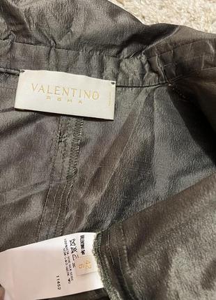 Тренч, плащ шелковый valentino оригинал бренд натуральный шелк- чесуча, дикий шелк, размер 42 на размер s,3 фото