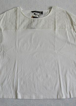Футболка из органического хлопка женская роз. l/xl от vero moda нова