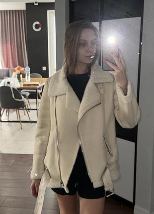 Дубленка zara
