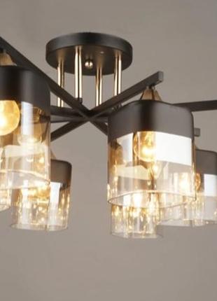 Люстра потолочная sirius b n4056/8 bk+fgd