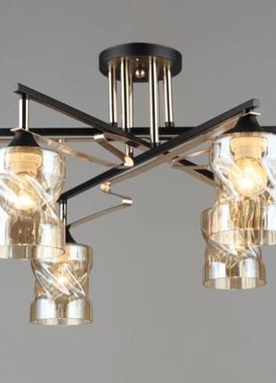 Люстра декоративна sirius b a4056/6 bk+fgd