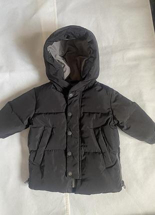 Пуховик zara 9-12мес