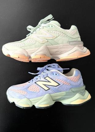 New balance 9060 the whitaker group missing pieces silver moss green7 фото