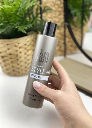 Флюид для выпрямления вьющихся и пушащихся волос inebrya style-in oil non oil