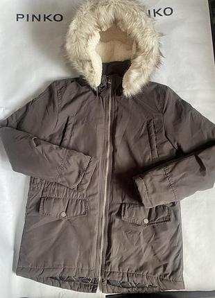 Куртка-парка h&amp;m на девочку 11-12роков