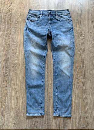 Мужские стрейчевые джинсы g star raw 3301 slim