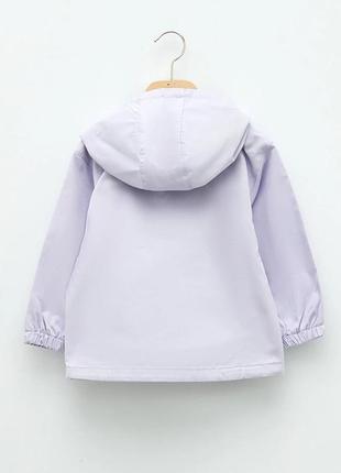 Легкая куртка, ветровка с минни от waikiki лавандового цвета 1-2 года2 фото