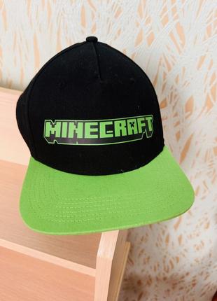 Дитяча котонова кепка minecraft,  бейсболка  basecap, baseball cappe